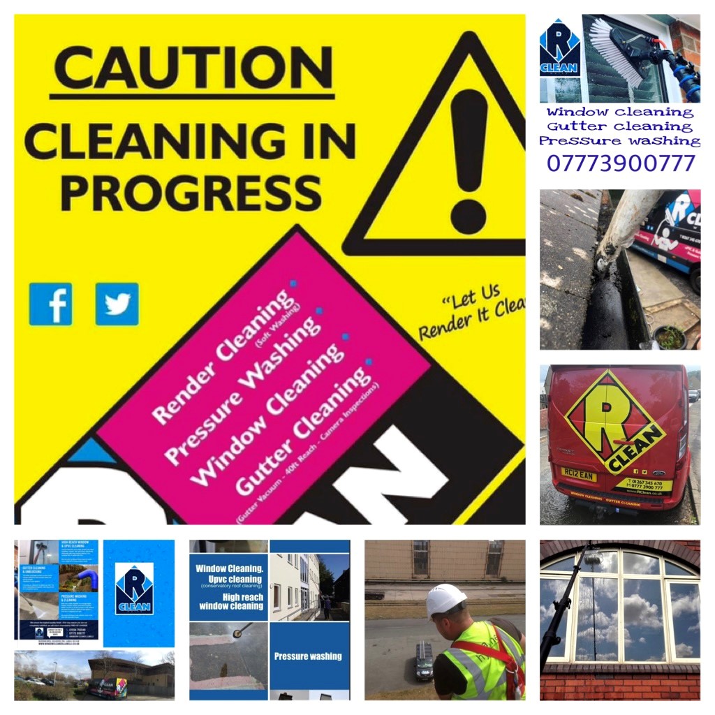 Rclean Wales Softwash window gutter Cleaning services Softwashing Window Gutter pressure cleaners